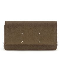 Maison Margiela - Grained Leather Wallet Calf Bos Taurus - Lyst