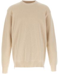 Jil Sander - Zip-Detail Cotton Sweater With Ribbed Texture - Lyst