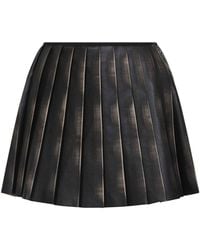DIESEL - O-Saka-Mini Pleated Miniskort - Lyst