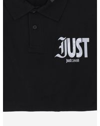 Just Cavalli - Polo Shirt Cotton - Lyst