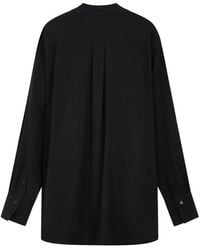 TOTEME - Blouse With Scarf Viscose Wool Shirt - Lyst