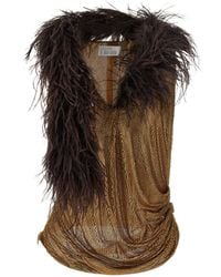 GIUSEPPE DI MORABITO - Polyamide Tank Tops - Lyst