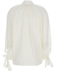 Tela - Pascal Classic Collar Cotton Shirt For And Blouses - Lyst