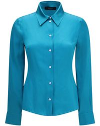 Gucci - Silk Satin Shirt - Lyst