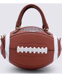 Moschino - Leather Top Handle Bag - Lyst
