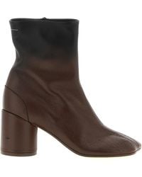 MM6 by Maison Margiela - Anatomic Ankle Boots Lambskin Boots - Lyst