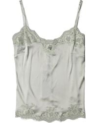 Dolce & Gabbana - Dolce & Gabbana Floral Lace Tank Top - Lyst