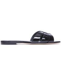 Saint Laurent - Tribute Patent Sandal - Lyst