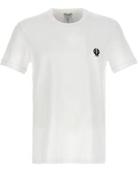 Dolce & Gabbana - Logo-embroidered T-shirt - Lyst