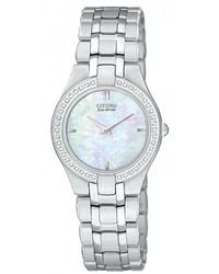 Citizen - Citizen Crystal-Set Eco-Drive Watch - Lyst