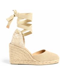 Castañer - Espadrilles Carina With Wedge And Laces - Lyst