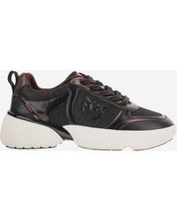 Pinko - Sneakers Alba Leather-Blend Upper: Leather Trainers - Lyst