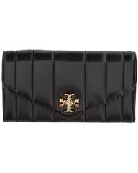 Black Tory Burch Leather Wallet in Nero Womens Wallets and cardholders Tory Burch Wallets and cardholders - Save 21% 