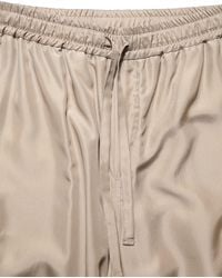 Dolce & Gabbana - Ruched Cargo Parachute Jogger Pants Silk - Lyst