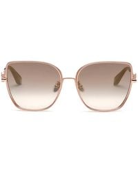 Roberto Cavalli - Sunglasses Butterfly Full Rim, Shiny Copper Frame And Light Gradient Lens Src079M8Fcg - Lyst