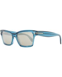 Tom Ford - Mikel Sunglasses Tf1085 90L Transparent Aqua, 54Mm Ft1085 Plastic (Acetate) - Lyst