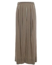 Liu Jo - Wide Leg Trousers Ryon Righe/Tobacco - Lyst