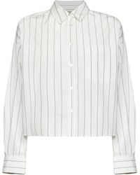 Weekend by Maxmara - Striped Cotton Shirt Certosa - Lyst