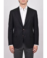 Brunello Cucinelli - Wool Blend Tailored Blazer - Lyst