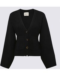 KHAITE - Black Cashmere Scarlet Cardigan - Lyst