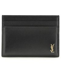 Saint Laurent - Calf Leather Bos Taurus Wallet - Lyst