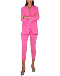 MICHAEL Michael Kors - Cropped Pants With Concealed Closure Triacetate Trousers - Lyst