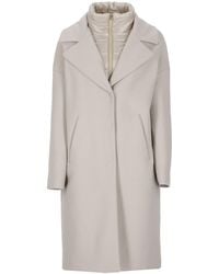 Herno - Wool Coat - Lyst