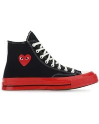 COMME DES GARÇONS PLAY - Canvas Sneakers - Lyst