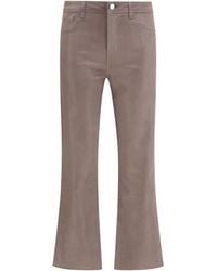 L'Agence - Kendra Pants Cotton; Elastane; Spandex - Lyst