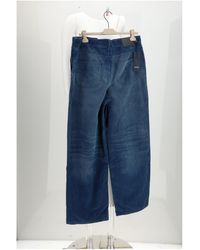 Dior - Trousers Velvet Cotton - Lyst
