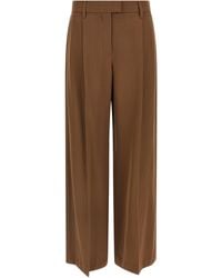 Brunello Cucinelli - Brunello Cucinelli Virgin Wool Pleated Trousers - Lyst