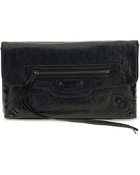 Balenciaga - Le City Clutch Lambskin Lamb Ovis Aries Clutches - Lyst