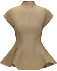 KHAITE - Andra Top Viscose; Polyamide; Elastane - Lyst