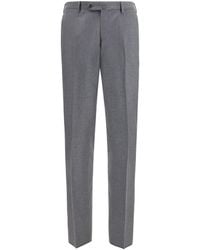 Germano 1952 - Pants Tailored Virgin Wool Fleece (Ovis Aries) Trousers - Lyst