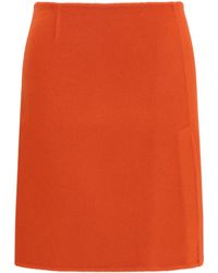 P.A.R.O.S.H. - P.A.R.O..H. Wool Mini Skirt Merino Ovis Aries - Lyst