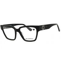 KARL LAGERFELD - Karl Lagerfeld Kl6112Rn Rectangular Acetate Eyeglasses - Lyst