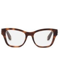 Roberto Cavalli - Eyeglasses Square Full Rim, Dark Havana Frame And Clear Demo Lenses Lens Vrc025M02Bv Sunglasses - Lyst