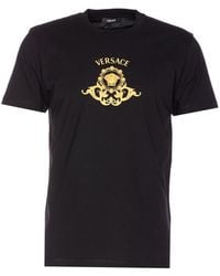Versace - T-Shirt With Print - Lyst