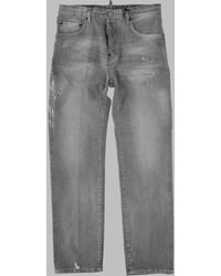 DSquared² - Jeans With Logo Patch Cotton - Lyst