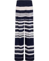 Veronica Beard - Wide-Leg Trousers-Dove Viscose - Lyst