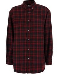 DUNST - Flannel Button-Down Shirt Checked Cotton - Lyst