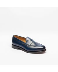 BERWICK  1707 - Leather Penny Loafer - Lyst