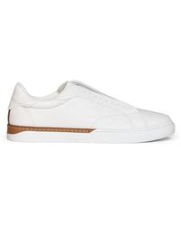 Fendi - Smooth Leather City Low-Top Sneakers - Lyst