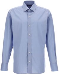 Tom Ford - Poplin Cotton Shirt Shirt, Blouse - Lyst