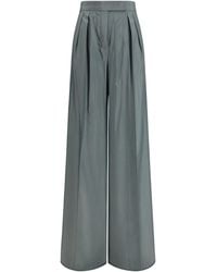 Max Mara - Virgin Wool Pants Fleece Ovis Aries; Silk - Lyst