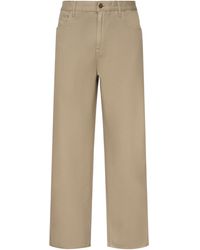 Burberry - Cotton Baggy Jeans - Lyst