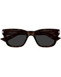 Saint Laurent - Sl 874 Linea Corner Angle Acetato Riciclato Sunglasses - Lyst