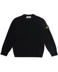 Stone Island - Crew Neck Sweater Wool Tops - Lyst