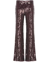 ROTATE BIRGER CHRISTENSEN - Pants With Paillettes - Lyst