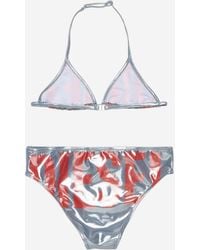 DIESEL - Bikini Middy Polyester Swimsuits - Lyst